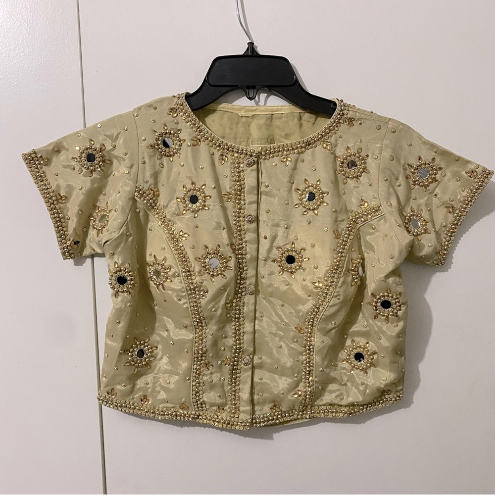 Gold blouse